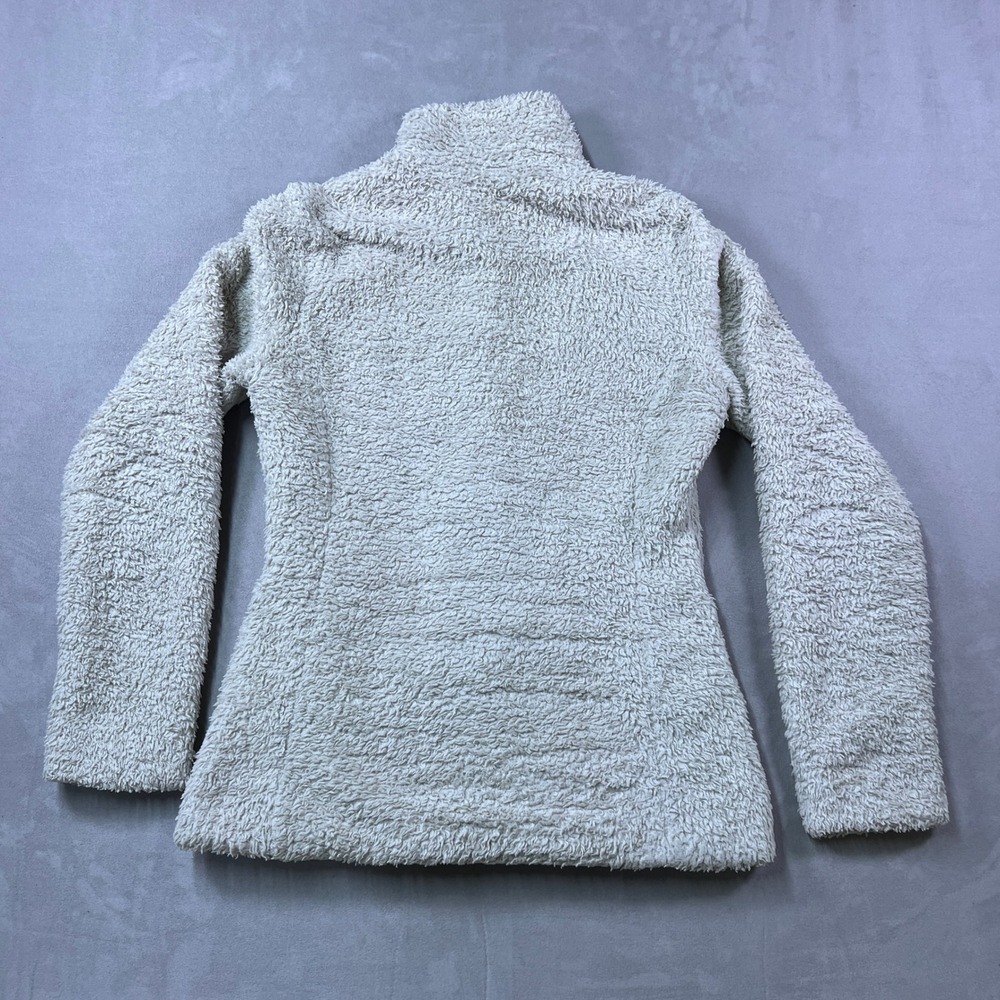 Patagonia Los Gatos Fleece Jacket Womens M Birch White Full Zip High Pile Soft - Picture 2 of 8